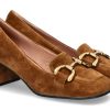 Women scarpa rossa Loafers | Bibi Lou Trotteur Valencia Cuero- Mittelbraun