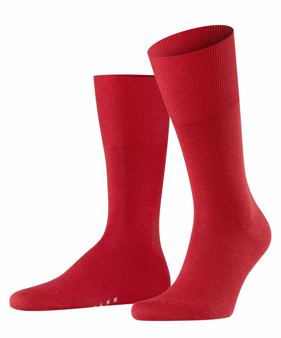 Men scarpa rossa Socks | Falke Airport Mens Socks Dark Navy