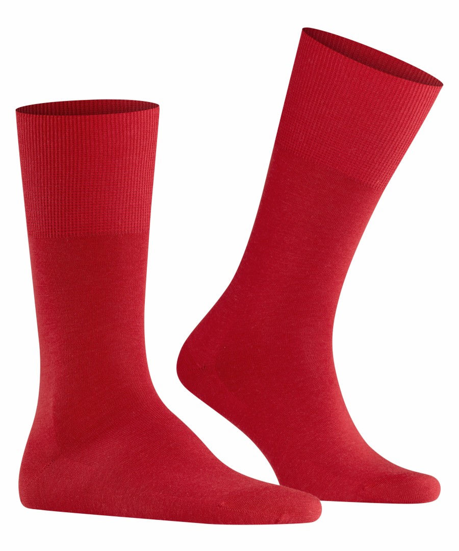 Men scarpa rossa Socks | Falke Airport Mens Socks Dark Navy