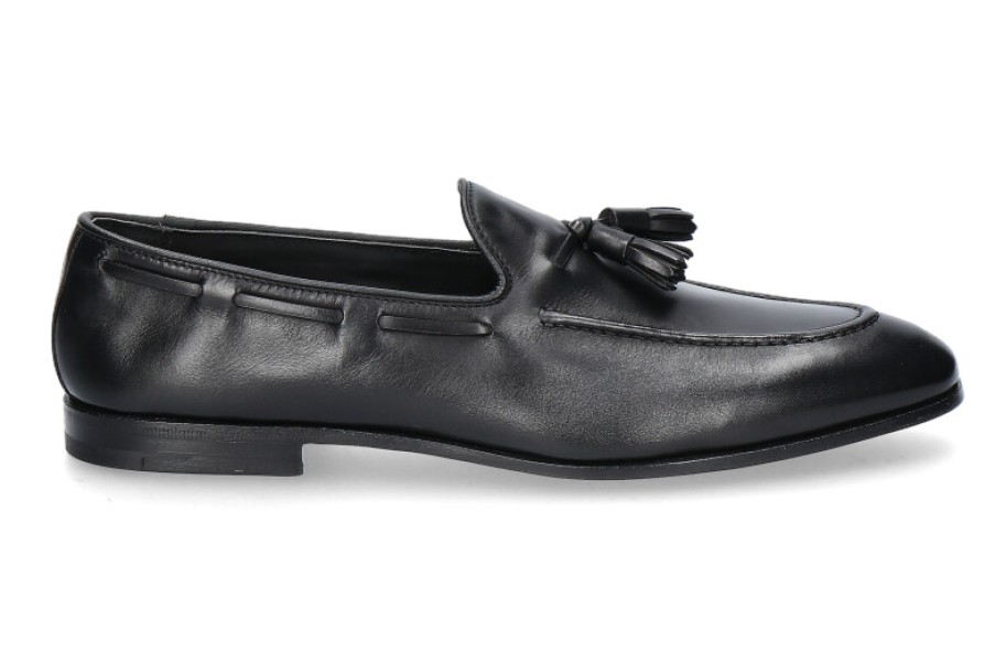 Men scarpa rossa Loafers | Church'S Tassel- Loafer Maidstone Natural Calf Soft- Black