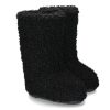 Women scarpa rossa Warm Lining | Moon Boot Snowboot Icon Faux Fur Curly- Schwarz