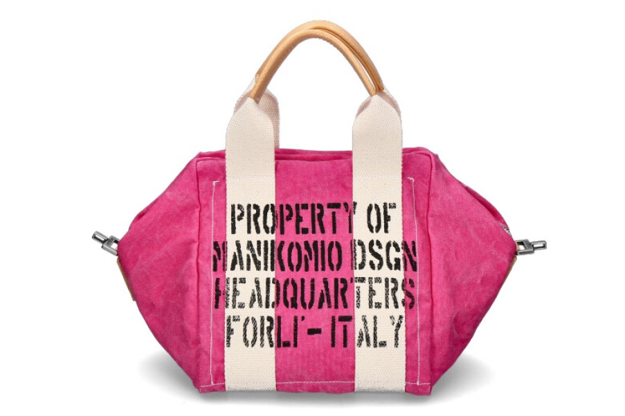 Women scarpa rossa Hand Bags | Manikomio Design Tasche Icon 24 Olanda Cotton- Pink