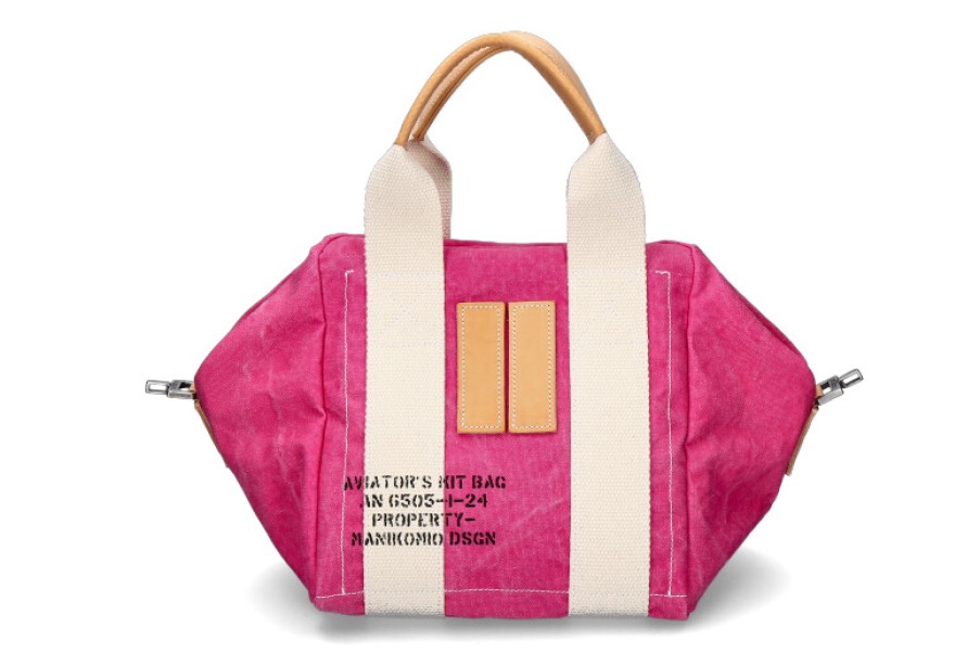 Women scarpa rossa Hand Bags | Manikomio Design Tasche Icon 24 Olanda Cotton- Pink