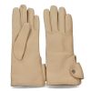 Women scarpa rossa Golf Gloves | Restelli Leather Gloves Lady Beige