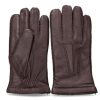 Men scarpa rossa Men'S Gloves | Restelli Leather Gloves Brown