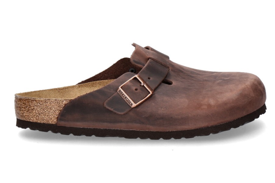 Men scarpa rossa Sandals | Birkenstock Clogs Boston Normal Habana- Braun