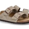 Women scarpa rossa Mules | Birkenstock Mules Schmal Arizona Taupe