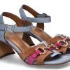 Women scarpa rossa Sandals | Cafe Noir Sandals Nappa Multi Celeste