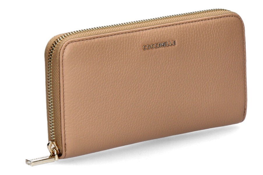 Women scarpa rossa Wallets | Coccinelle Wallet Metallic Soft Toasted