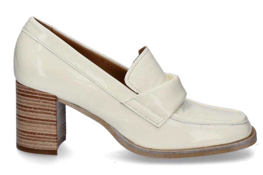 Women scarpa rossa Pumps | Mjus Trotteur L21103 Lack- Bianco