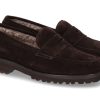 Women scarpa rossa Moccasins | Unutzer Slipper Lined Velour Tdm Moro