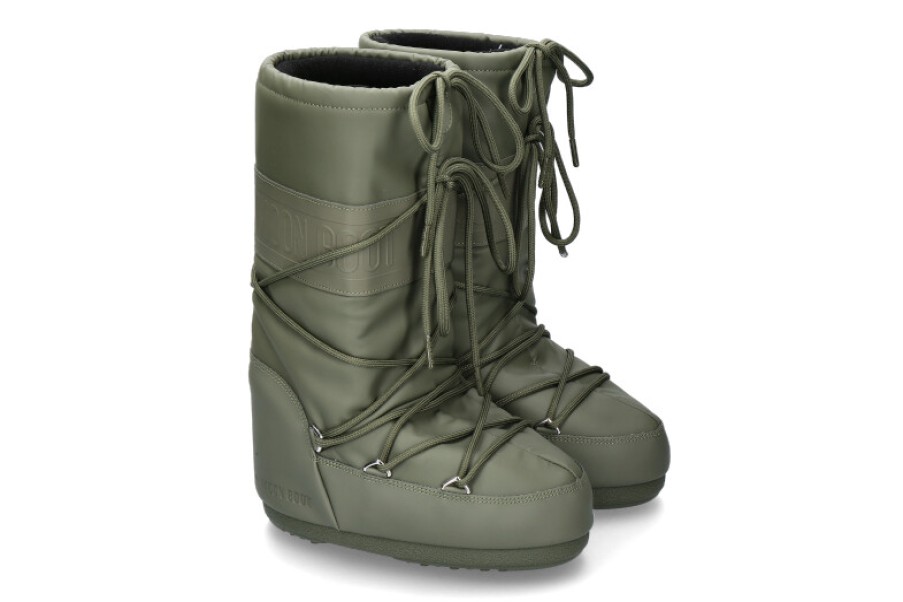 Men scarpa rossa Boots | Moon Boot Boots Icon Rubber Khaki