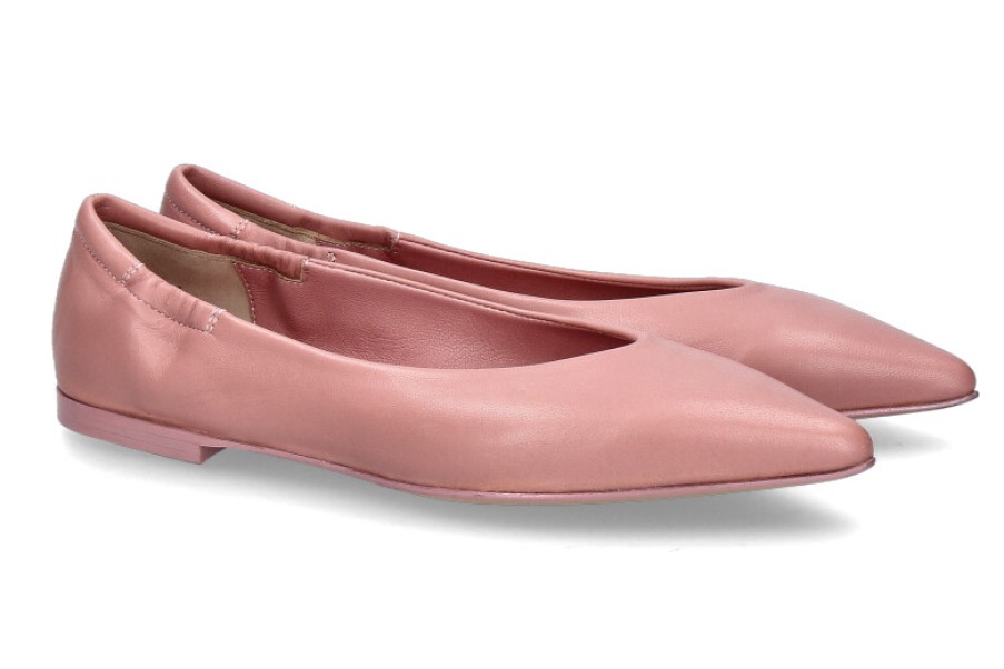 Women scarpa rossa Ballet Flats | Pomme D'Or Ballerina Ingrid Glove- Peony/Rosa