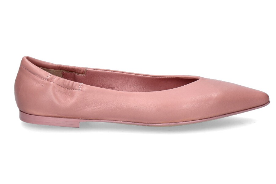 Women scarpa rossa Ballet Flats | Pomme D'Or Ballerina Ingrid Glove- Peony/Rosa