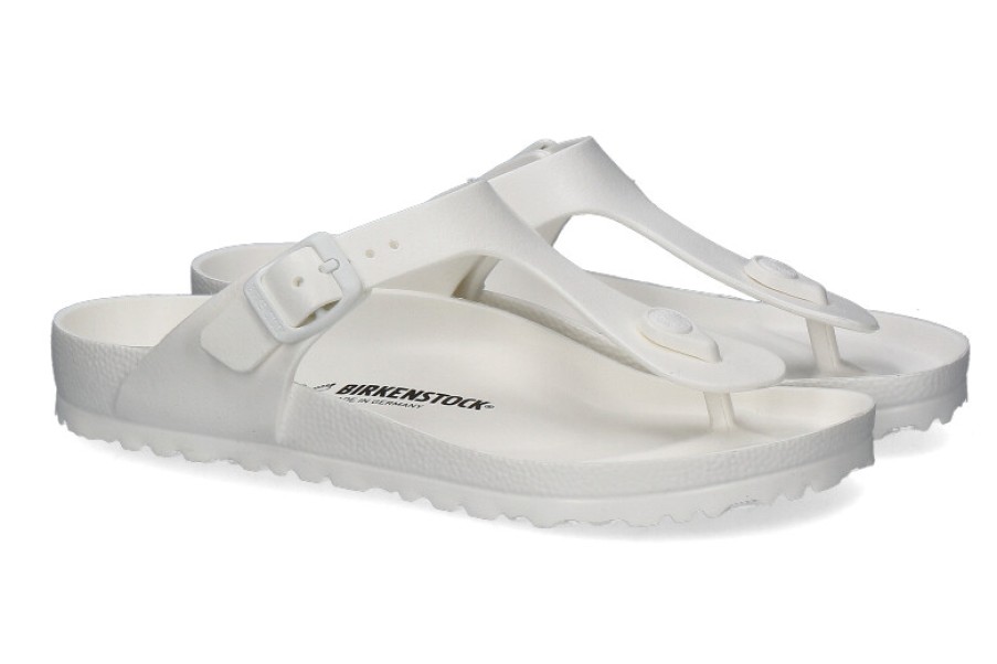 Women scarpa rossa House Slippers | Birkenstock Mules Gizeh Eva Normal White