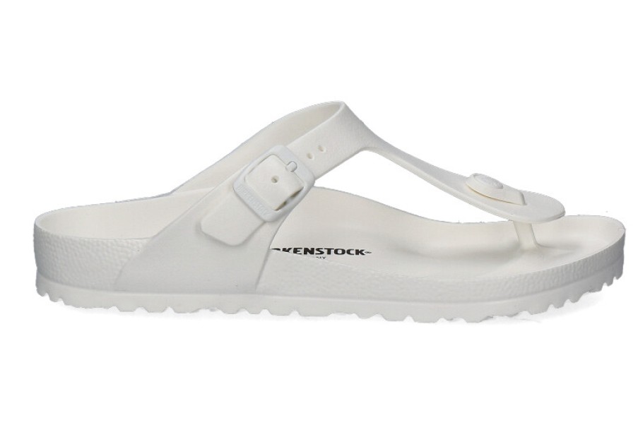 Women scarpa rossa House Slippers | Birkenstock Mules Gizeh Eva Normal White