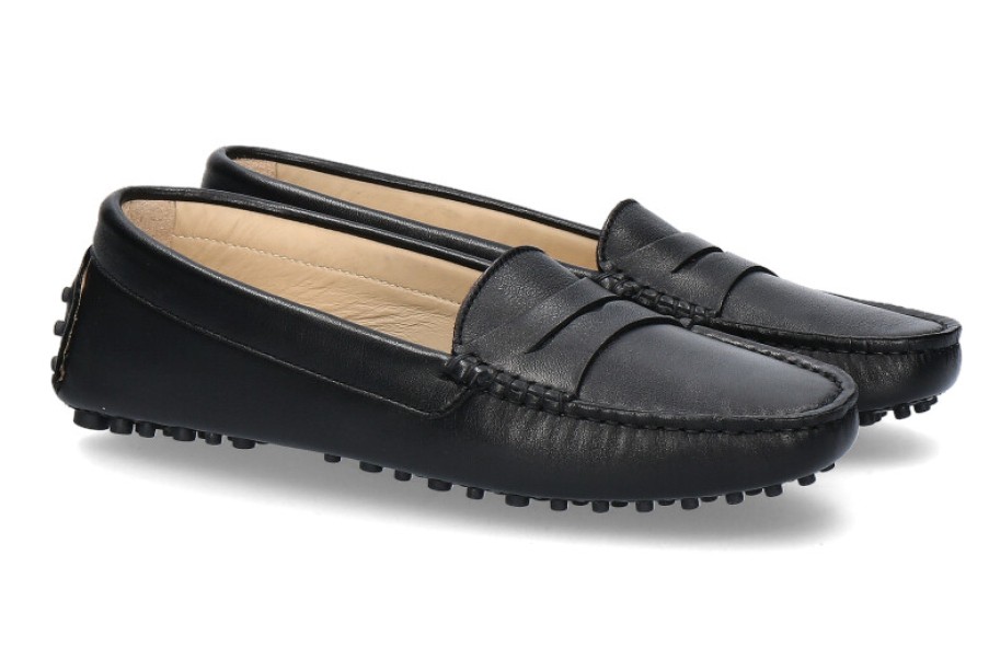 Women scarpa rossa Moccasins | Scarparossa Moccasin 3051 Vitello Nero