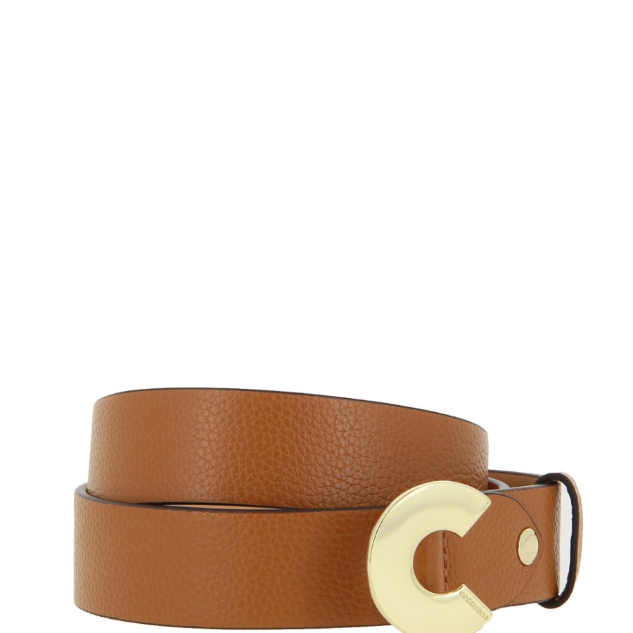 Women scarpa rossa Belts | Coccinelle Gurtel Lea Caramel