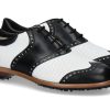 Women scarpa rossa Golf Shoes | Tee Golf Shoes Women'S - Golf Shoe Susy Perforato Bianco Nero