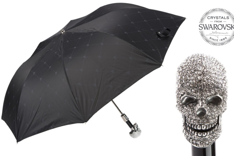 Men scarpa rossa Umbrellas | Pasotti Umbrella Oxford Totenkopf Swarovski Silber