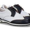 Women scarpa rossa Lace-Up | Tee Golf Golf Shoe For Women Sally Blu Bianco