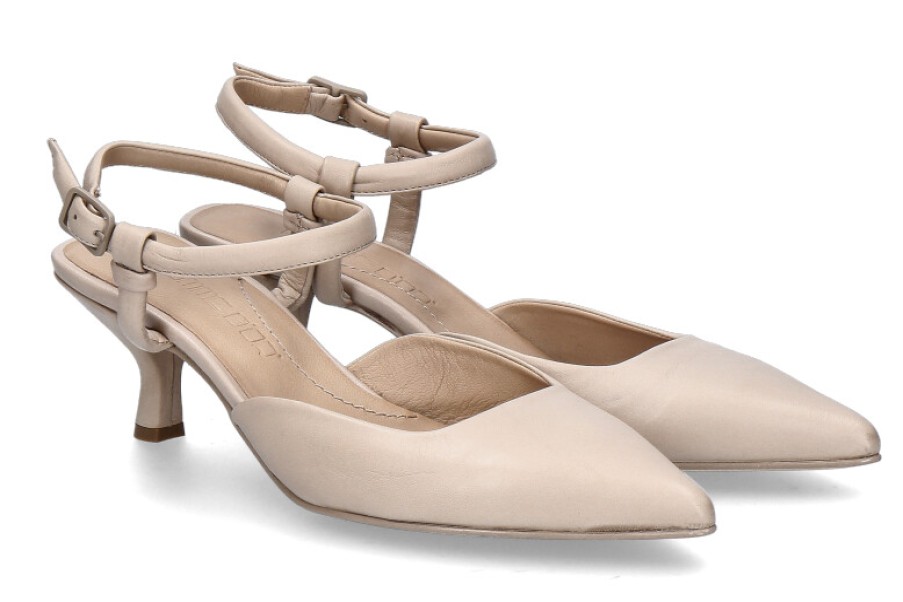 Women scarpa rossa Pumps | Pomme D'Or Slingpumps Glove Cuoio- Sand