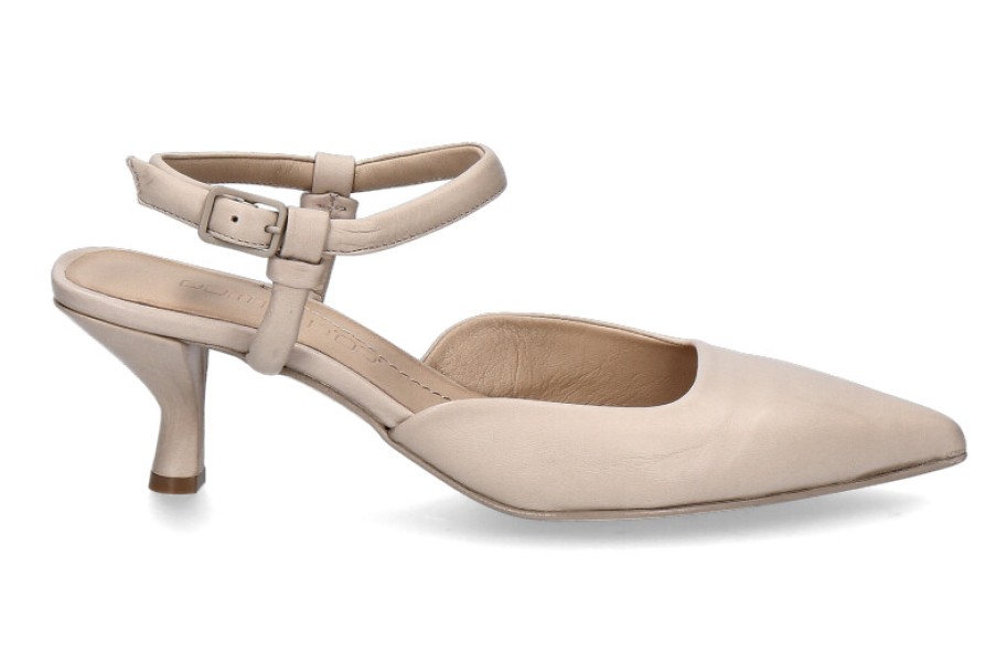 Women scarpa rossa Pumps | Pomme D'Or Slingpumps Glove Cuoio- Sand