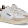 Men scarpa rossa Sneakers | Autry Herren-Sneaker Medalist Leather Suede Ls21- White/Blue