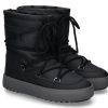 Women scarpa rossa Ankle Boots | Moon Boot Snowboot Ltrack Tube Rubber- Schwarz