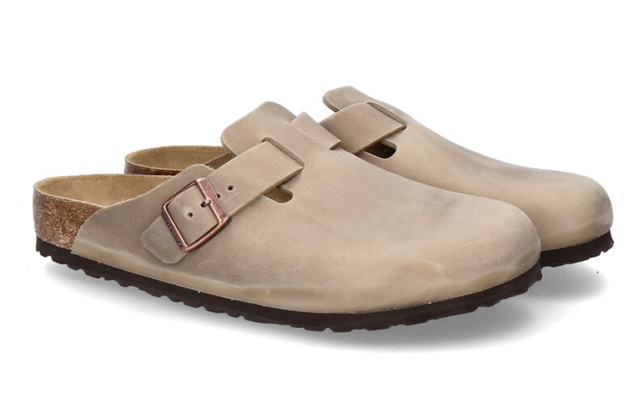 Men scarpa rossa Sandals | Birkenstock Clogs Boston Normal Habana- Braun