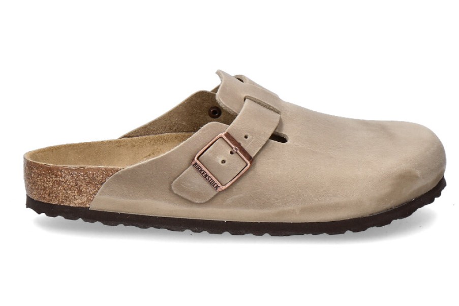 Men scarpa rossa Sandals | Birkenstock Clogs Boston Normal Habana- Braun