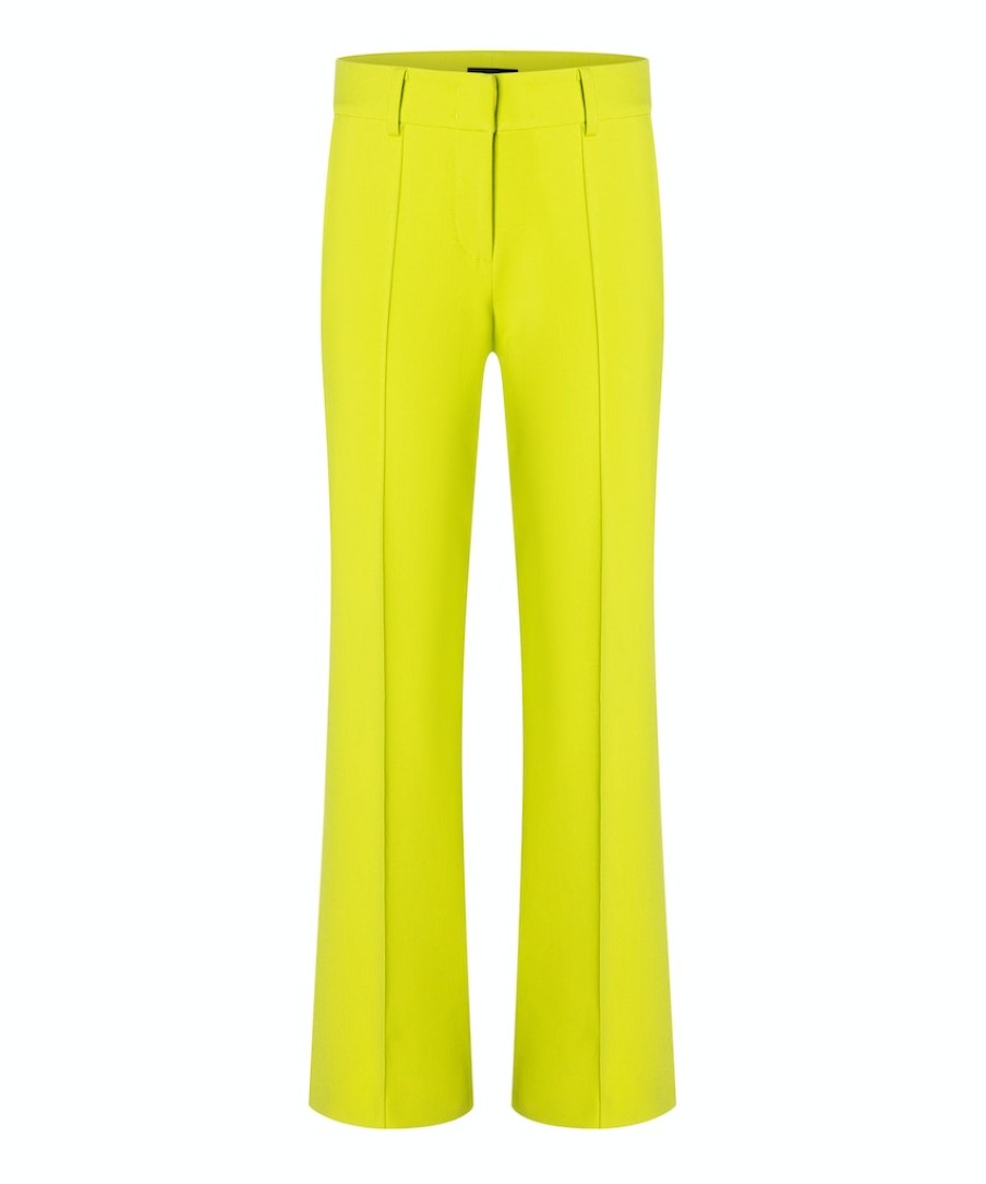 Women scarpa rossa Pants | Cambio Hose Farah Flared Fit- Mimosa Lemon