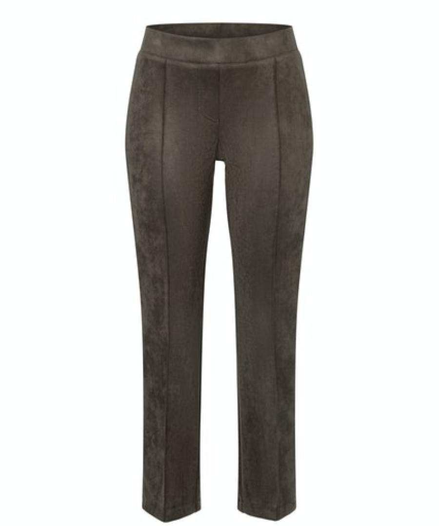 Women scarpa rossa Pants | Cambio Trousers Ranee Easy Kick -Dark Olive