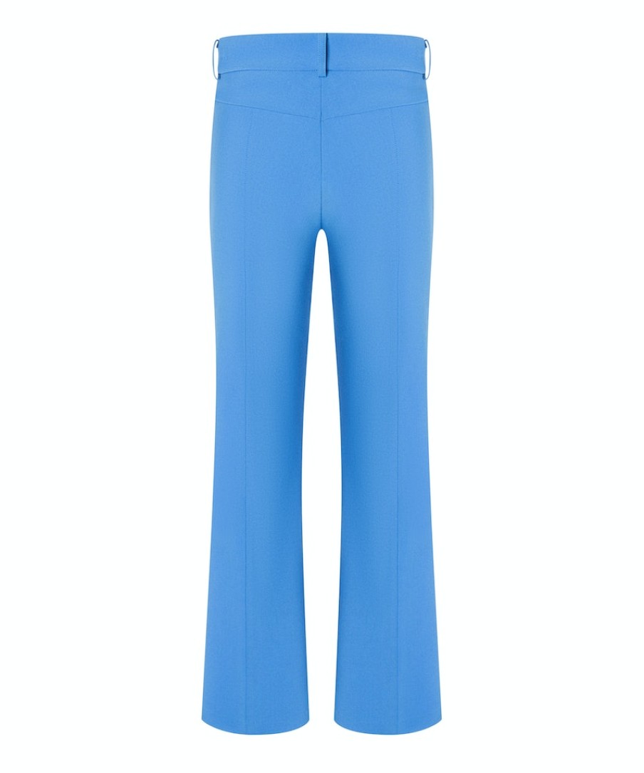 Women scarpa rossa Pants | Cambio Damen Bootcut-Hose Farah- True Blue