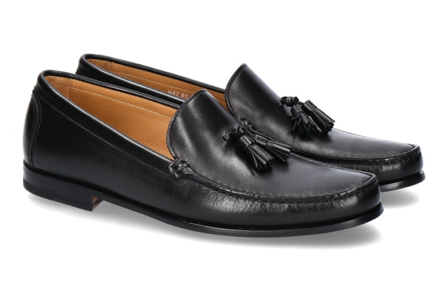 Men scarpa rossa Loafers | Ludwig Reiter Loafer Tassel Schwarz