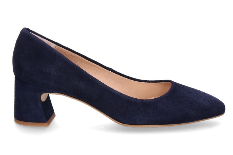 Women scarpa rossa Pumps | Unisa Pumps Lesat Kid Suede- Ocean Blau