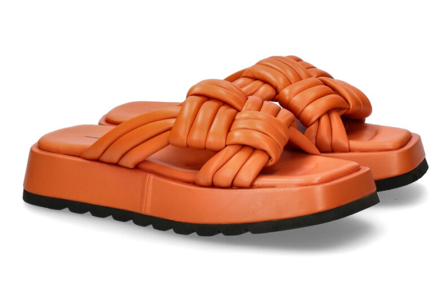 Women scarpa rossa Sandals | 181 Tahiti Mules Nappa Arancio