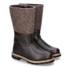 Women scarpa rossa Boots | Meindl Damen- Stiefel Gefuttert Filzmoos Lady- Dunkelbraun