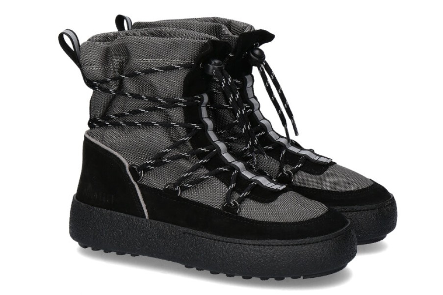 Men scarpa rossa Boots | Moon Boot Snow Boots Mtrack Citizen Black Grey