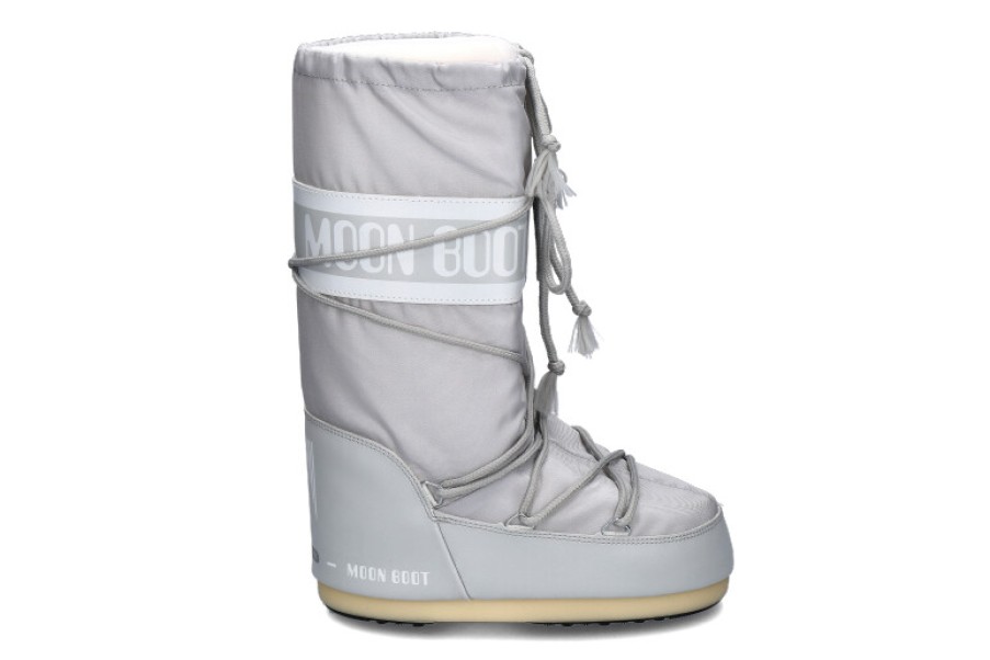 Women scarpa rossa Booties | Moon Boot Snow Boots Icon Nylon Glacier Grey