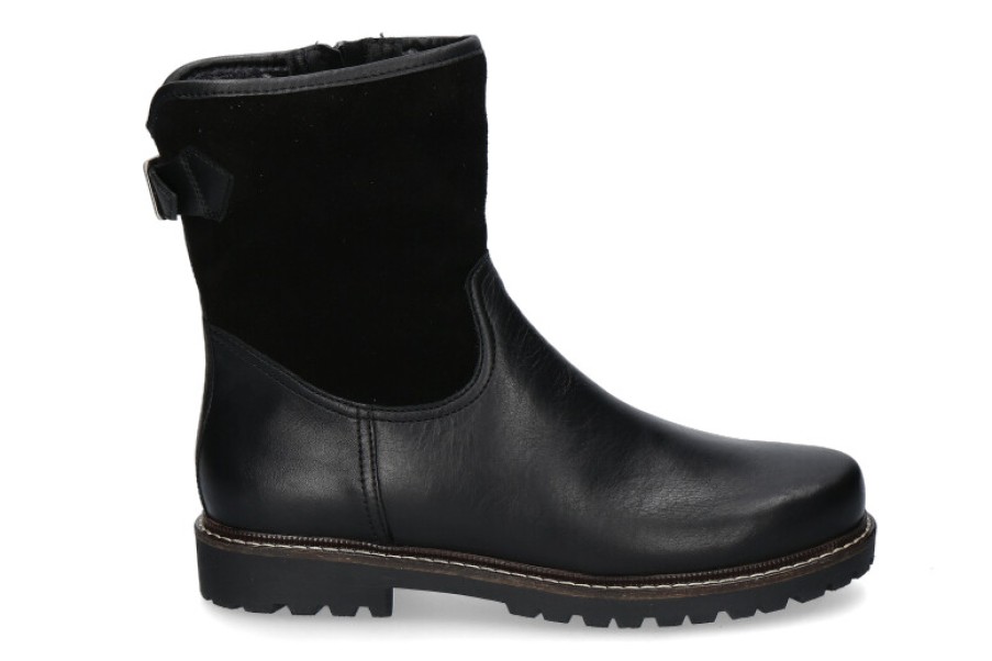 Men scarpa rossa Boots | Dirndl + Bua Ankle Boots Lined Paniolo Velour Schwarz