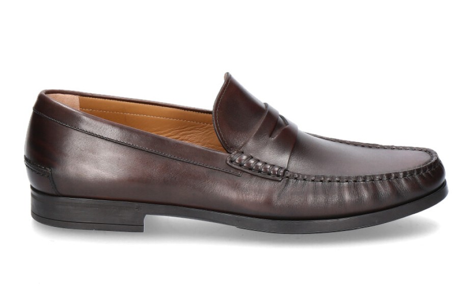 Men scarpa rossa Moccasins | Hugo Boss Moccasin Riviera Brown