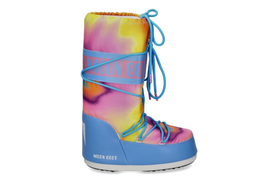 Women scarpa rossa Boots | Moon Boot Snowboot Icon Tie Dye 001- Alaskan Blue