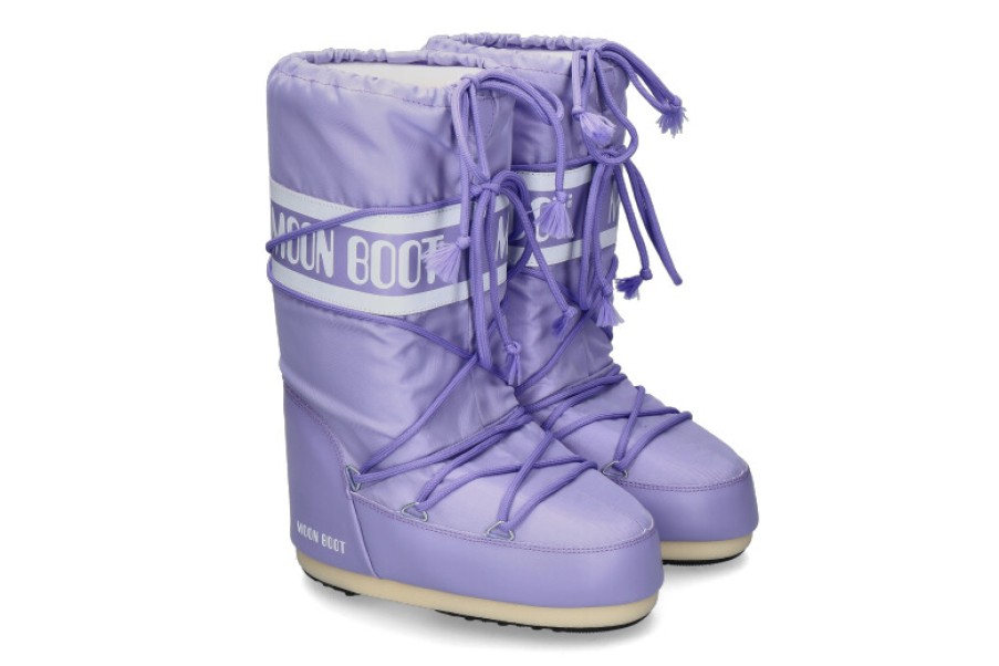 Women scarpa rossa Boots | Moon Boot Snowboot Icon Nylon- Lilac