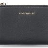 Women scarpa rossa Wallets | Coccinelle Wallet Leder Metallic Soft Noir