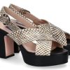 Women scarpa rossa Platform Shoes | Stuart Weitzman Sandals Jerry Bambina Outlined Snake