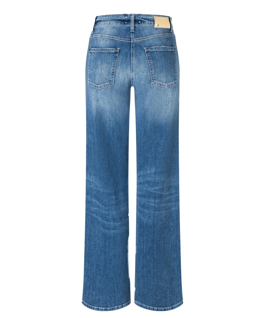 Women scarpa rossa Jeans | Cambio Aimee Seam Medium Summer Wash