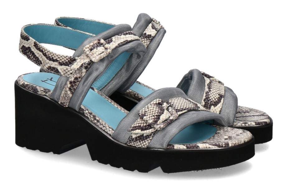 Women scarpa rossa Platform Shoes | Thierry Rabotin Sandale Badia Pitone Print