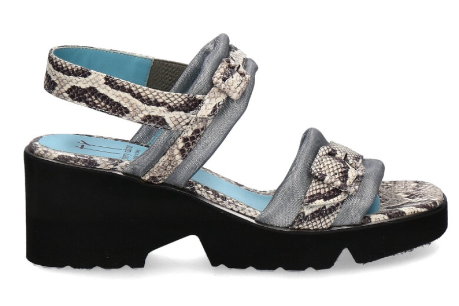 Women scarpa rossa Platform Shoes | Thierry Rabotin Sandale Badia Pitone Print