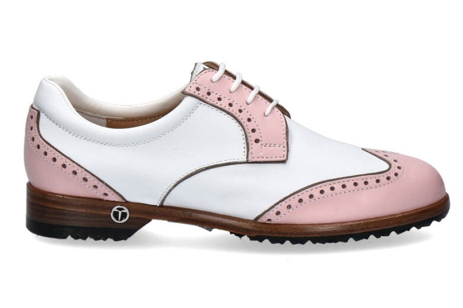 Women scarpa rossa Golf Shoes | Tee Golf Shoes Women'S - Golf Shoe Sally Rosa Bianco